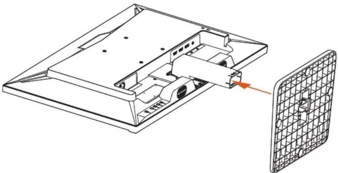ASROCK PG27QFT1B - Étape 2. Installation de la base du support - 2