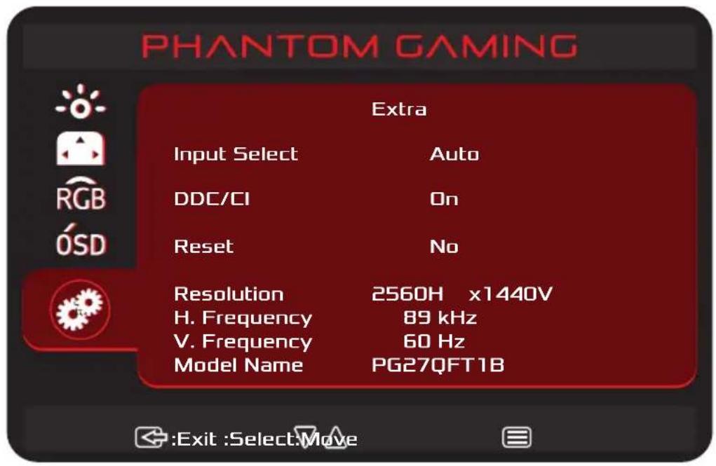 ASROCK PG27QFT1B - Menus OSD - 5