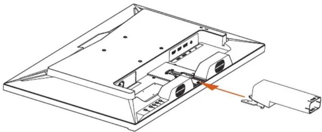 ASROCK PG27QFT1B - Fixation du bras et de la base du support - 2
