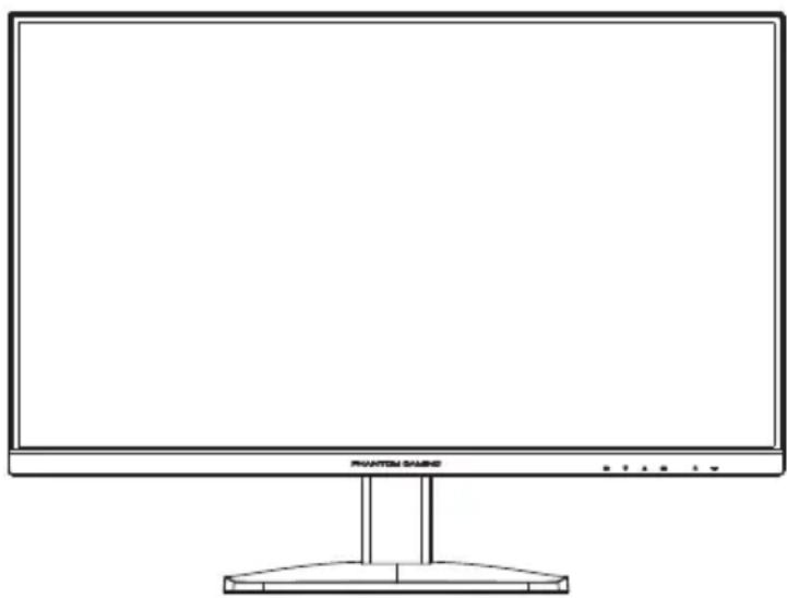 ASROCK PG27QFT1B - Étape 3. Placer le moniteur en position verticale - 1
