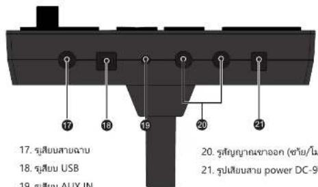 NUX DM210 - การเชื่อมต่อสายสนุ์ ญาน - 8