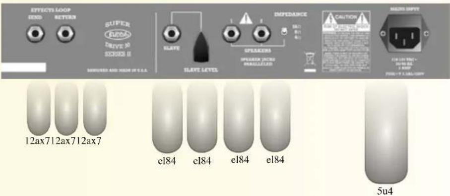 Budda Superdrive 80 Series II 212 Combo - 超级驱动系列后面板及电子管配件 - 2