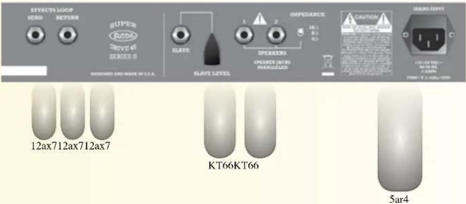 Budda Superdrive 80 Series II 212 Combo - 超级驱动系列后面板及电子管配件 - 3