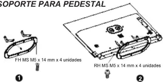 HAIER H65C900UX - SOPORTE PARA PEDESTAL Y PARED - 1