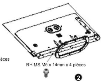 HAIER H65C900UX - SUPPORT ET FIXATION MURALE - 2