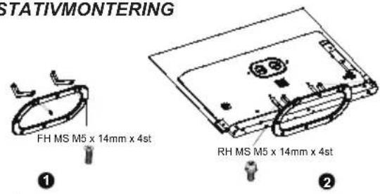 HAIER H65C900UX - STATIV OCH VÄGGFÄSTE - 1