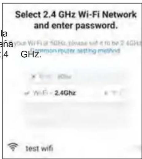 Select 2.4 GHz Wi-Fi Network and enter password. la ena 4 GHz. Common router setting method × Wi-Fi - 2.4GHz test wifi