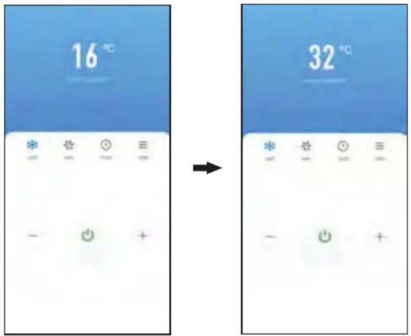 16 °C 32 °C