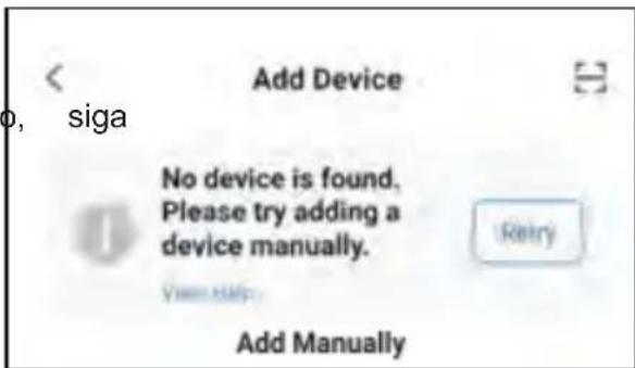 Add Device No device is found. Please try adding a device manually. View Help Add Manually