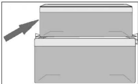 Küppersbusch FK8840.1i - Le compartment des produits laitiers (entrepôt frigorifique) - 1