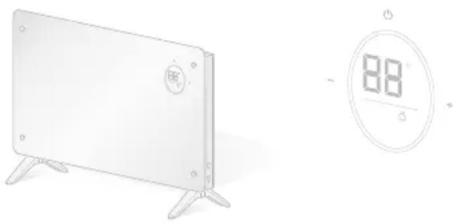 OLIMPIA SPLENDID Caleo Glass - - USO DEL APARATO - 1