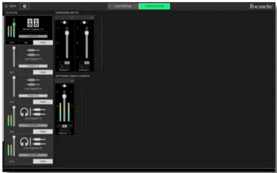 FOCUSRITE Clarett+ 4 Pre - LA PAGE OUTPUT ROUTING (Routage vers les sorties) - 2