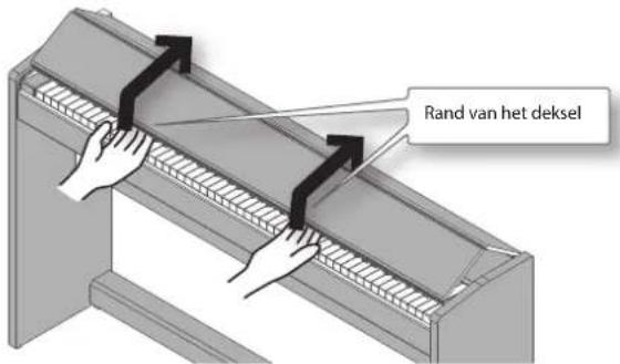 ROLAND RP401R - Het deksel openen - 1