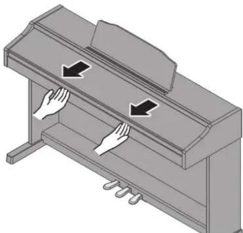 ROLAND RP401R - Cerrar la tapa - 1