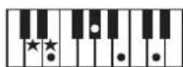 ROLAND RP401R - Chord Fingering List - 17