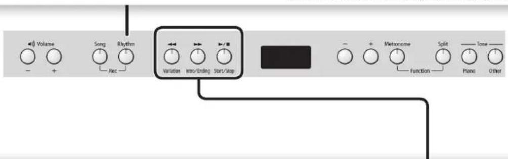 ROLAND RP401R - Spielweisen für die Akkorde - 1