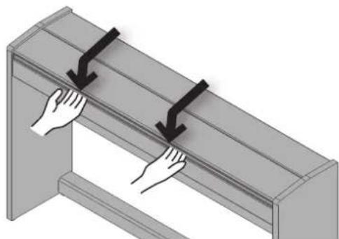 ROLAND RP401R - Closing the Lid - 1