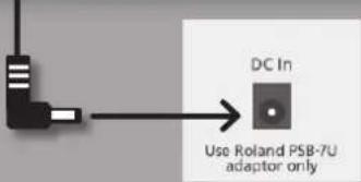 ROLAND RP401R - Prise DC In - 3
