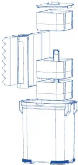 Fluval 307 - Vorbereitung des Filters - 1