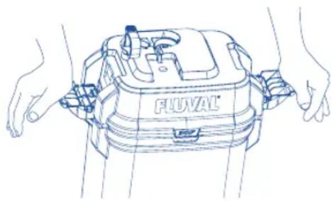 Fluval 307 - Maak de filter leeg - 1