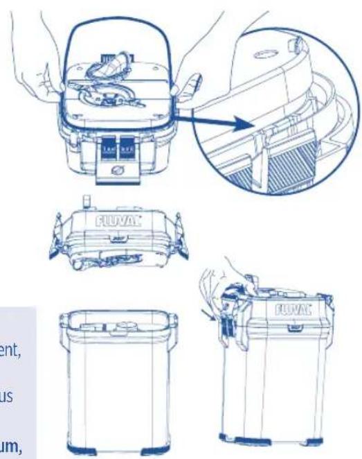 Fluval 307 - Préparer le filtré - 2