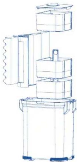 Fluval 307 - Prepare el filtro - 1