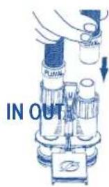 Fluval 307 - Preparación de las conexiones de salute - 1