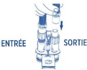 Fluval 307 - Préparer le branchement de la sortie d'eau - 1