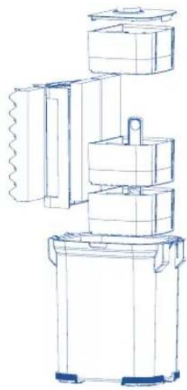 Fluval 307 - Préparer le filtré - 1