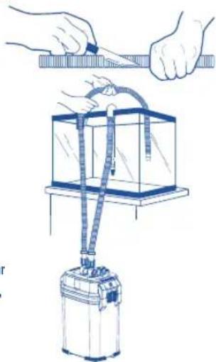 Fluval 307 - Prepare as ligações de saída - 2