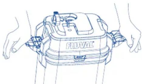 Fluval 307 - Vider le filtre - 1