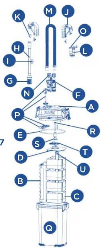 Fluval 307 - Order replacement parts from your Fluval dealer or by contacting Customer Service. - 6