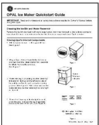 GE Profile Opal XPIOX4SWOW - LEAY GUARDE ESTAS INSTRUCCIONES - 7