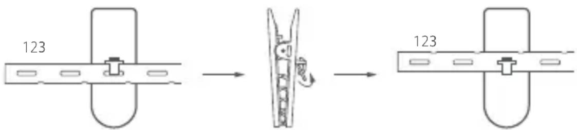 Aqara Curtain Driver E1 - Install clips and rubber strip (for curtains suitable for Grommets) - 2