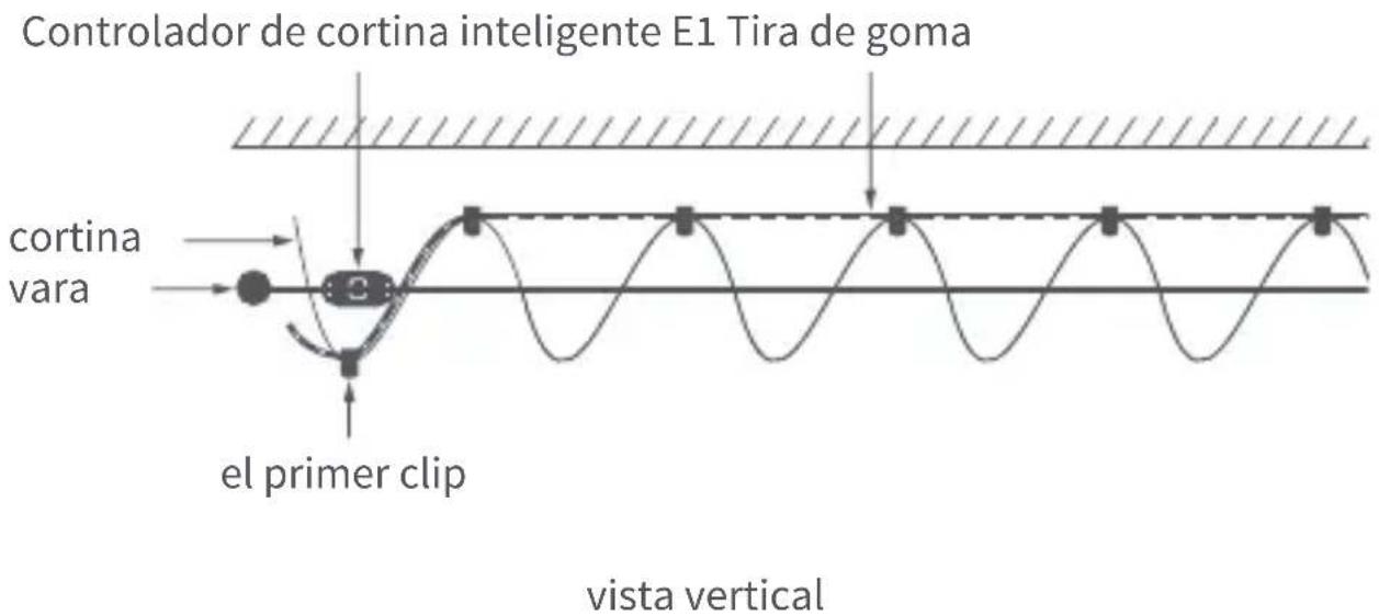 Aqara Curtain Driver E1 - Instale clips y tira de goma (para cortinas adecuadas para ojales) - 5