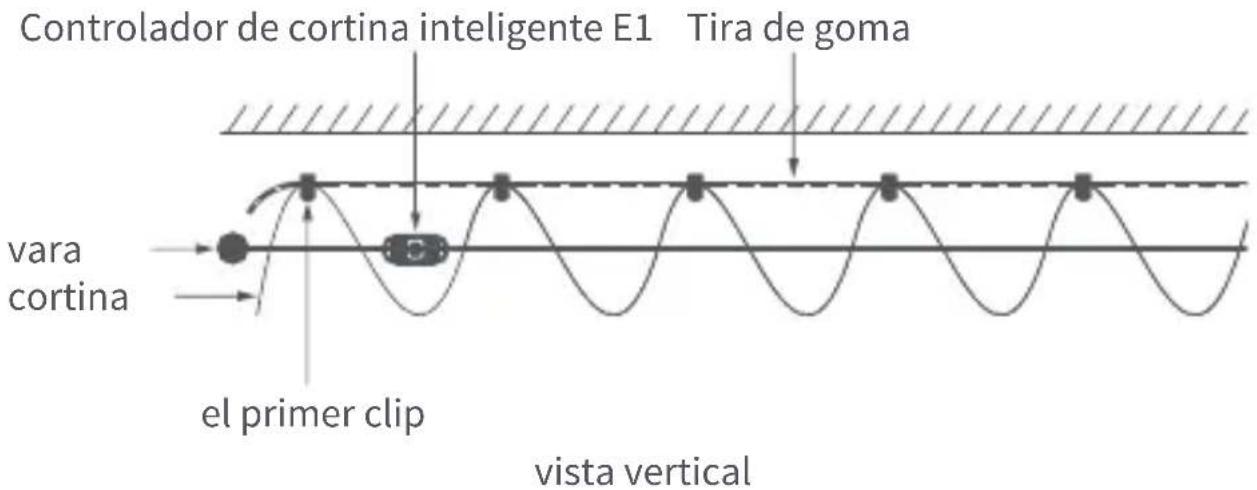 Aqara Curtain Driver E1 - Instale clips y tira de goma (para cortinas adecuadas para ojales) - 4
