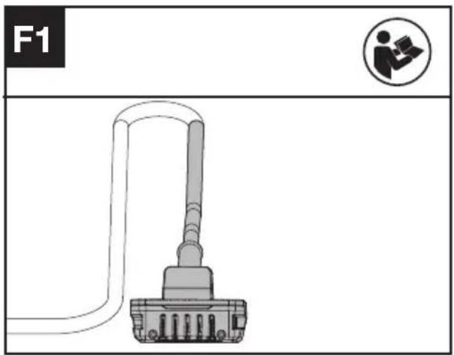 KRESS KAC900 - Brancher le harnais à votre machine (Voir Fig F1, F2) - 1