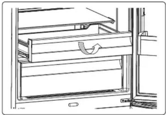 ELECTROLUX SB481NMS - Rimozione del ripiano congelatore - 1