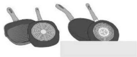 CANDY CIH8I4CF - Kokekar for induksjonstopper - 3