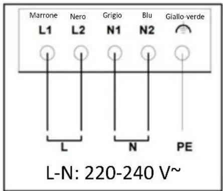 CANDY CIH8I4CF - Chiedere a un elettricista se l'impianto elettrico è idoneo perché modifiche. Eventual modifiche devono essere effettuate solo da un elettricista qualificato. - 1