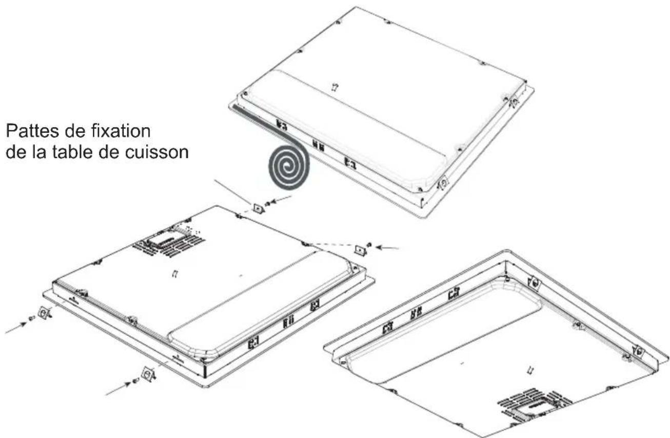 Porter & Charles CI60V - Fixation de la plaque dans un plan de travail - 2