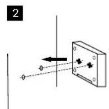 Lorex AX8 - Installation du support mural : - 2
