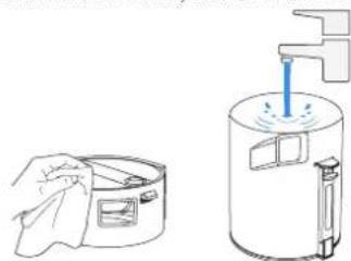 ECOVACS Deebot N20 Plus - Vedligehold af stovbeholder Vedligehold af børste og sidebørste - 13