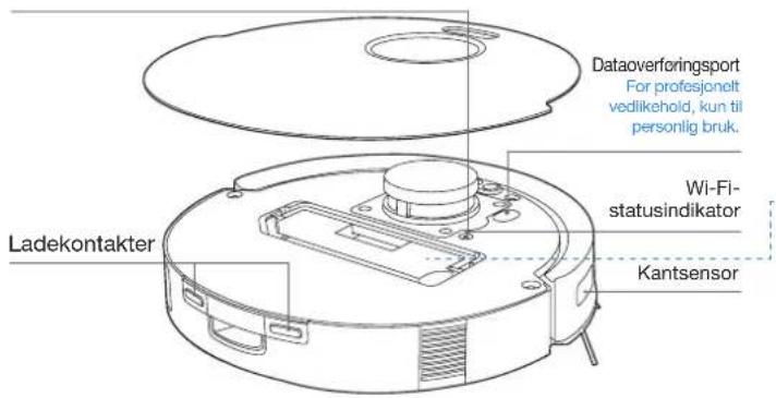 ECOVACS Deebot N20 Plus - RESET-knapp - 1