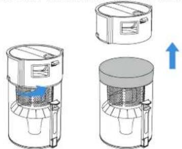 ECOVACS Deebot N20 Plus - Staubbehälter und zugehöriger Filter - 3