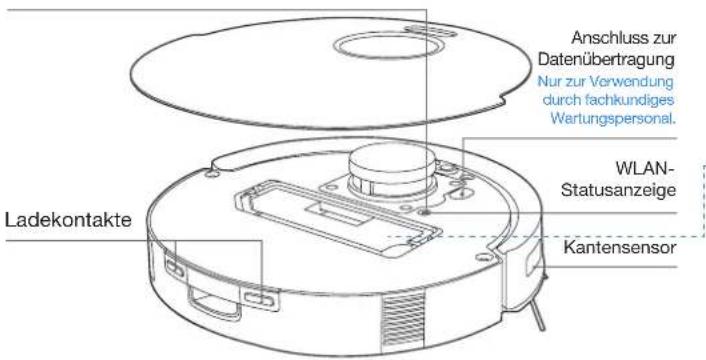 ECOVACS Deebot N20 Plus - RESET-Taste - 1