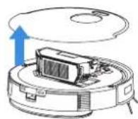 ECOVACS Deebot N20 Plus - Manutenzione della vaschetta raccogli polvere - 1