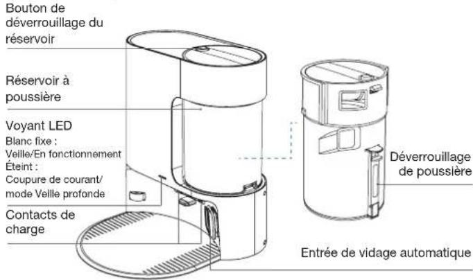 ECOVACS Deebot N20 Plus - Vue de dessous (DKX55) - 6