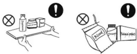 COMFEE RCD93WH2 - AVERTISSEMENTS LIÉS AU PLACEMENT DES ALIMENTS - 1