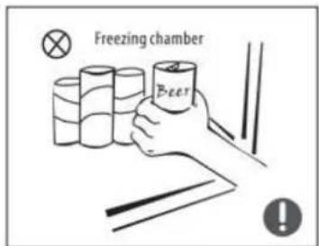 COMFEE RCD93WH2 - Varovani pro umisteni - 3